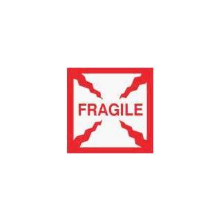 Adazon Inc. PL018 Fragile, Packing Label for common carrier shipments 