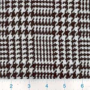  58 Wide Hounds Tooth Suiting Black/White Fabric By The 