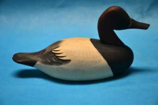 CANVASBACK DUCK DECOY Sgd CAPT JESS URIE  