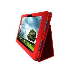   Case Cover With Stand for ASUS Eee Pad Transformer Prime TF201 Hot Red