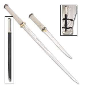  Ornate Samurai Sword And Tanto Warrior Set Sports 