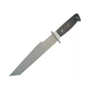   USA Knives 23B Black Strike Eagle MKII Tanto Point Fixed Blade Knife