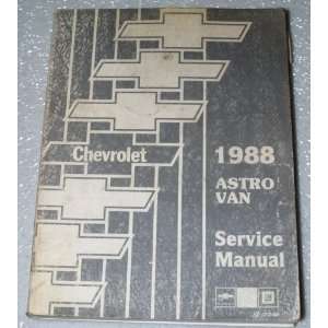  1988 Chevrolet Astro Van Service Manual: Automotive