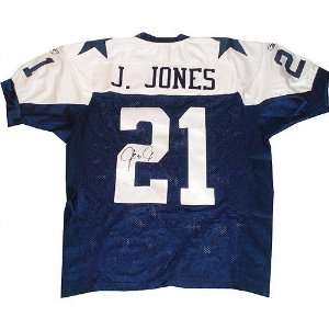  Julius Jones Dallas Cowboys Autographed Navy Blue 