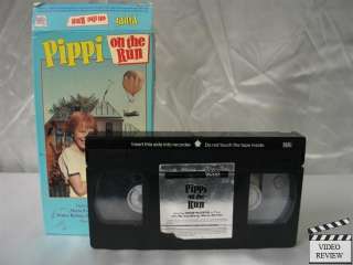 Pippi on the Run VHS Inger Nilsson, Par Sundberg  