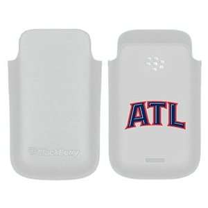  Atlanta Hawks ATL on BlackBerry Leather Pocket Case 