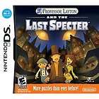 New Nintendo DS Video Game Professor Layton and the Last Specter