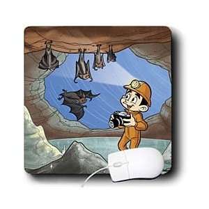   photographs bats in a cave underground   Mouse Pads Electronics