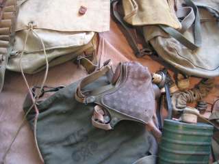 LOT of Militaria / Boy Scouts   Foot Locker, Bags, Helmets, Packs 
