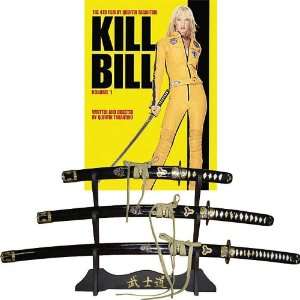  Kill Bill 3 Piece Sword Set