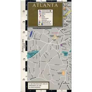  Filofax Papers Atlanta Map Personal Size   FF 930165 
