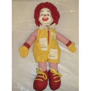    Vintage 18 Mcdonalds Ronald Mcdonald Plush Doll Toys & Games