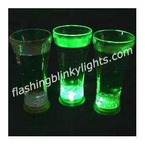  Green Pilsner Lighted Glasses   SKU NO: 10245: Kitchen 