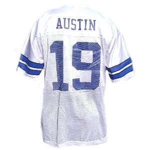  Miles Austin Dallas Cowboys Adult #19 White NFL Replica Football 