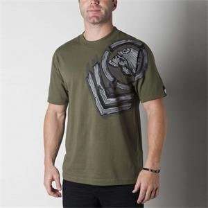    Metal Mulisha Splinter T Shirt   Large/Military Automotive
