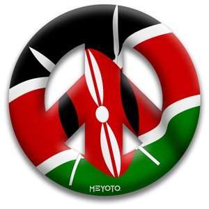  Peace Sign Magnet of Kenya by MEYOTO