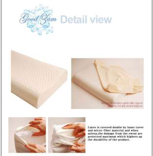 100% Natural Latex Organic Comfortable Pillow 20x12  