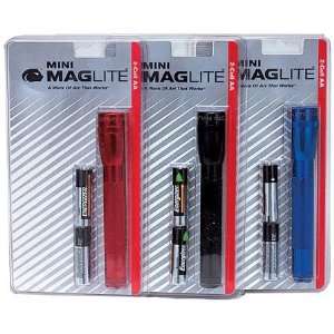 Maglite Mini Maglite AA Flashlight Red w/ Belt Holster:  