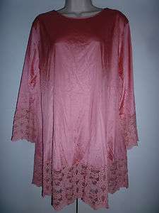 Vintage Unbranded Pink Top Womens Lace  