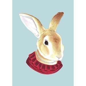    Berkley Illustration Lady Rabbit Portrait Print