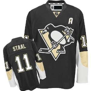 Jordan Staal #11 Pittsburgh Penguins Jersey Home Black Hockey Jerseys 