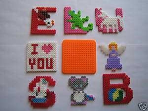 Perler Beads SMALL SQUARE pegboard FREE S&H $60 order  