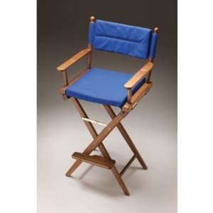 Ultra Marine Teak Captains Chair w/Padded Cushions (Natural):  