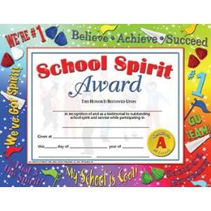   14 Pack HAYES SCHOOL PUBLISHING SCHOOL SPIRIT AWARD 