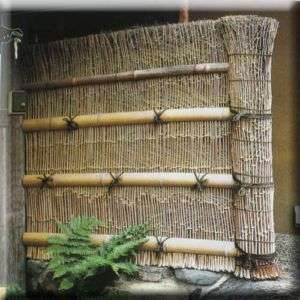 Japanese Bamboo Fence Rope Work Garden Architecture LB  