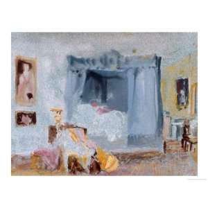 Bedroom at Petworth House 1830 Giclee Poster Print by William Turner 