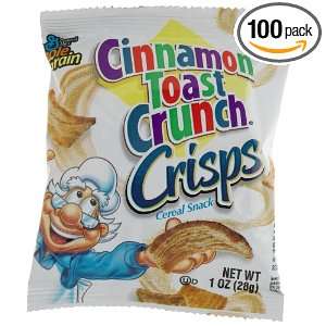   Cinnamon Toast Crunch Crisps Snack, 1 Ounce Packages (Pack of 100