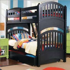 Twin over Twin Bunk Bed by Lea   Black(B) (590 976R)