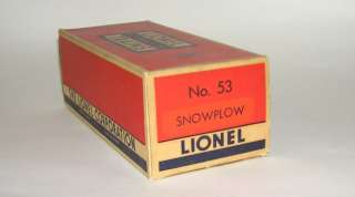 Pristine Lionel No. 53 Rio Grande Snow Plow Engine + BOX  