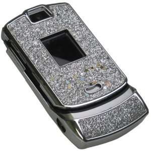  Motorola V3 RAZR Crystal Protective Case Star (Silver 