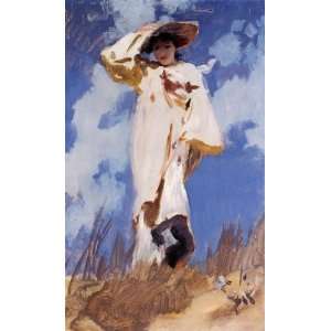   Mounted Print Sargent John Singer A Gust of Wind
