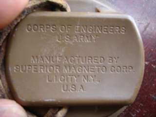    44 CORPS OF ENGINEERS U.S. ARMY Wrist Compass SUPERIOR MAGNETO CORP