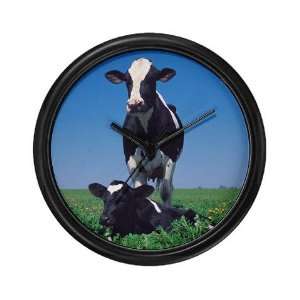  Mama and Baby Cow Cow Wall Clock by CafePress: Home 