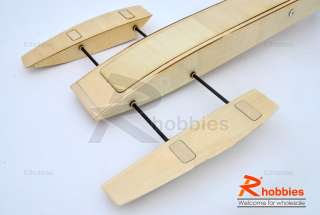 19.5 RC EP Wooden Sea Arrow ARR Racing Outrigger Boat  