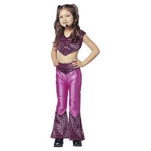   Pink Animal Print Child Halloween Costume Size 4 6 Small: Toys & Games