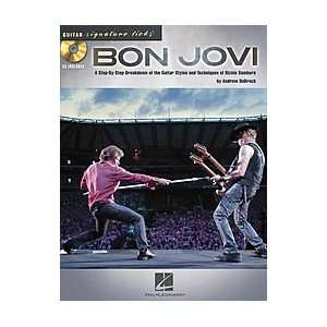  Hal Leonard Bon Jovi Guitar Signature Licks Book/CD 