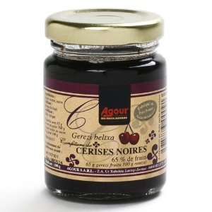   Basque Dark Cherry Jam (3.5 ounce):  Grocery & Gourmet Food
