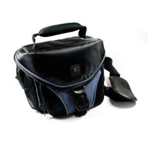 Tuff Luv Shoulder Bag & Rain / Dust coat for Digital SLR (Black/Azure 