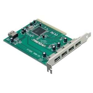  TRENDnet 5 Port USB PCI Adapter TU2 H5PI Electronics