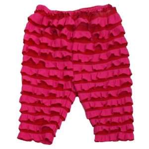  Kids Ruffle Capri, Pink (12 18 Month)