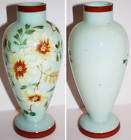   Green Art Glass Flower Vase items in Turners Emporium 