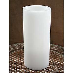   : White Unscented 4x9 Battery Operated Candle  Timer: Home & Kitchen