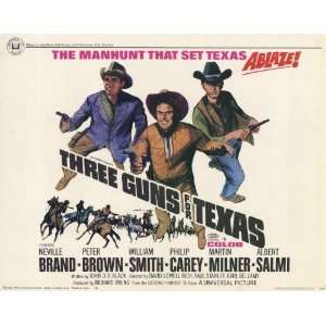  Three Guns for Texas Movie Poster (11 x 14 Inches   28cm x 
