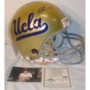  Troy Aikman Autographed/Hand Signed UCLA Bruins Full Size 
