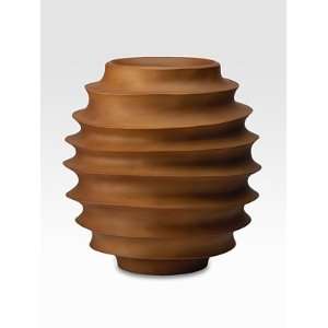  Donna Karan Ripped Wood Vase/Short