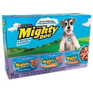 Mighty Dog Prime Cuts Variety Pack (Chicken, Turkey, Beef), 5.5 Ounce 